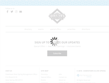 Tablet Screenshot of downtownsilverspring.com